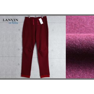 画像: ランバン オン ブルー ウールメルトンスウェットパンツ/LANVIN en Bleu