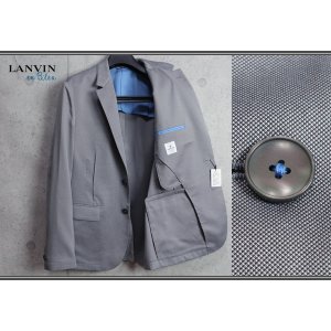 画像: ランバン オン ブルー春夏ウォッシャブル機能シャンブレー ジャケット/LANVIN en Bleu