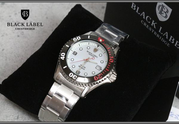 BLACK LABEL CRESTBRIDGE 腕時計 ソーラー式 日本製 稼動-